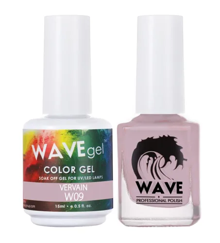 Miniatura 214 de WAVEGEL - Juego dúo de gel y esmalte de uñas a juego - Colección Simplicity - #P109 Blizzard I 0.5 onzas