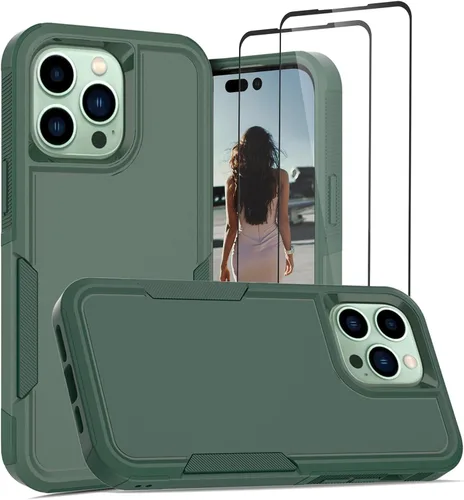 Miniatura 417 de Jeylly Funda para iPhone SE/Funda para iPhone 5S, Exterior de Plástico Duro que Absorbe Golpes + Interior de Silicona de Goma Defensor contra