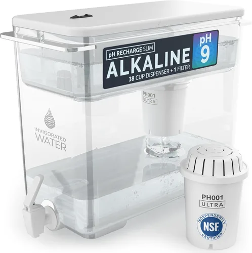 Miniatura 8 de Unidad de Purificación de Agua Alcalina Invigorated Water, Blanca, Plástica, Incluye Filtro pH001, Diseño Antideslizante Conveniente