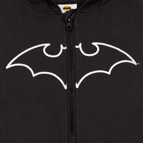 Miniatura 5 de DC Comics Justice League Batman - Sudadera con capucha para niños pequeños a grandes, Metálico