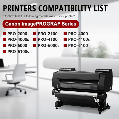 Miniatura 4 de KSUMEI Pfi-1700 Cartucho de tinta de pigmento remanufacturado para Canon imagePROGRAF Pro 2000 2100 4000 4000s 4100 4100s 6000 6000s 6100 6100s 23.7