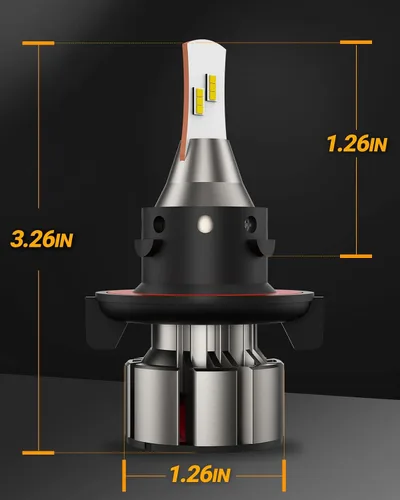 Miniatura 7 de SEALIGHT Bombillas H13 9008, 800 % 36000 LM, bombillas H13 de doble haz superbrillantes, bombillas antiniebla blancas 9008 con ventilador