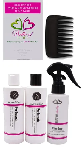 Miniatura 5 de ADD-ON TOP - Cubrecolchón de mezcla sintética de cabello humano/HF de Envy, paquete de 6 piezas: Topper, champú de lujo Mara Ray de 4 onzas