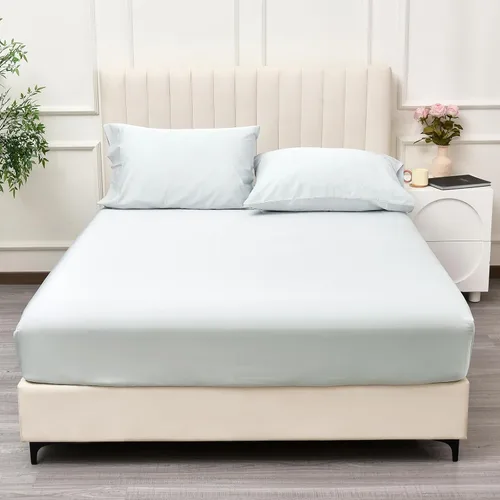 Miniatura 14 de PHF Sábana bajera ajustable 100% rayón derivado de bambú, tamaño Twin, bolsillo profundo de 16", 1" más ancho, elástico fuerte, fácil ajuste