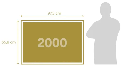 Miniatura 3 de Clementoni Colección 32568, Colorboom - Rompecabezas degradado para niños y adultos, 2000 piezas, a partir de 10 años