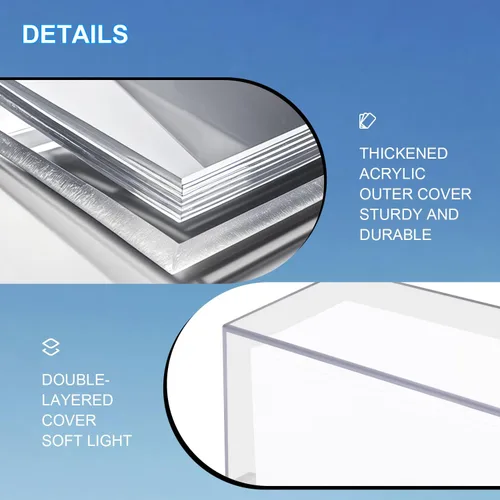 Miniatura 6 de ledmo Luces de Pared para Exteriores 1800Lm Luz Moderna para Porche al Aire Libre 6000K Iluminación Brillante Negra Accesorio de Iluminación