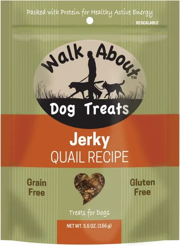 Miniatura 9 de Walk About Pet, WA10016, golosinas de carne seca para perros, sin granos, sin gluten, proteína de fuente única, receta de cocodrilo, bolsa