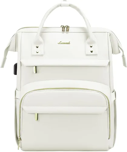 Miniatura 9 de LOVEVOOK - Mochila para laptop para mujer, mochila de moda para mujer.., Rojo Marrón, 15,6 pulg., Mochilas de viaje