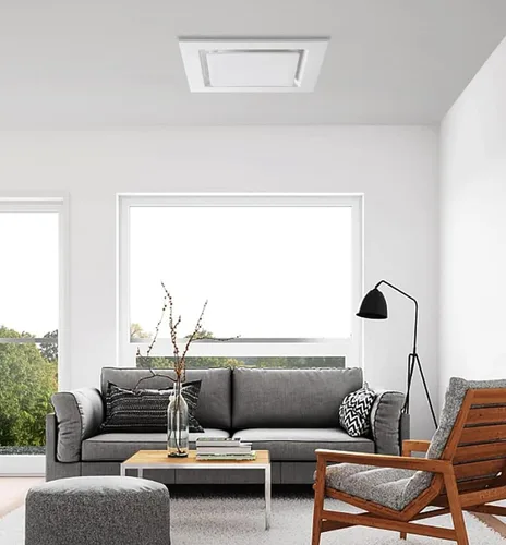 Miniatura 4 de Nalle Ventilador de ventilación de techo para baño, extractor (no requiere acceso al ático) (120 CFM, 1.2 sones) (estilo B)