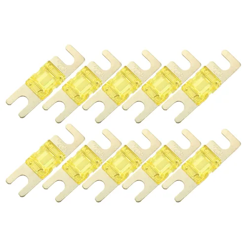 Miniatura 10 de X AUTOHAUX 10 unids 100A AFS Mini ANL fusible de repuesto de protección eléctrica para coche, camión, motocicleta, barco, CD de audio