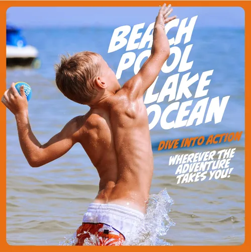 Miniatura 4 de HydroSport Pelota de agua para saltar – Pelota de billar – Juguetes de playa para niños de 8 a 12 años – Saltar lago, Skee, Fly Juego de natación