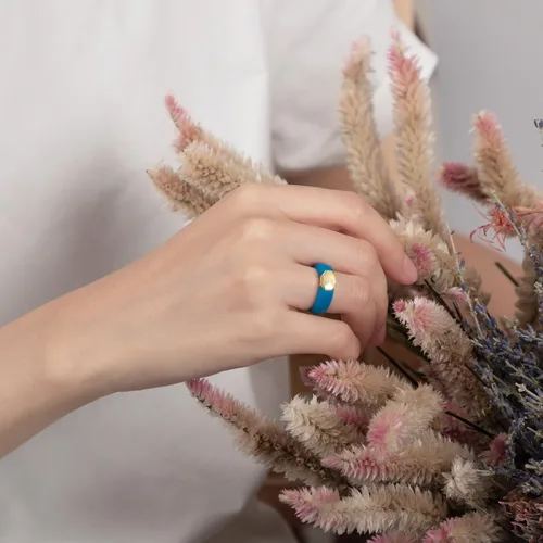 Miniatura 64 de Egnaro - Anillo de boda de silicona para mujer, diseño ergonómico y transpirable, ancho de 0.15 pulgadas, bandas de silicona flexibles con placa
