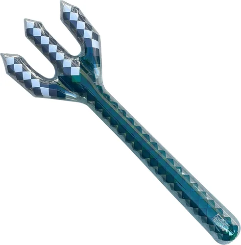 Miniatura 2 de Tridente inflable de diamantes – Mine Pixel Craft – Recuerdos de fiesta de cumpleaños – Bolsas de regalo – Fiestas en la piscina – Cosplay