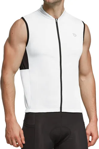 Miniatura 2 de BALEAF Men's Sleeveless Cycling Jersey Road Bike Shirt Bicycle Biking Tank Tops Full Zip Pockets SPF UPF50+