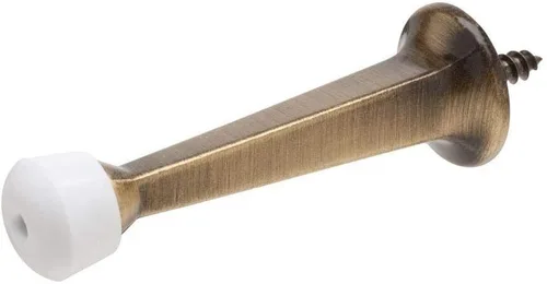 Miniatura 2 de Liberty Tope de puerta Premium de metal sólido rígido cepillado de 3 pulgadas (latón antiguo, 1 paquete)