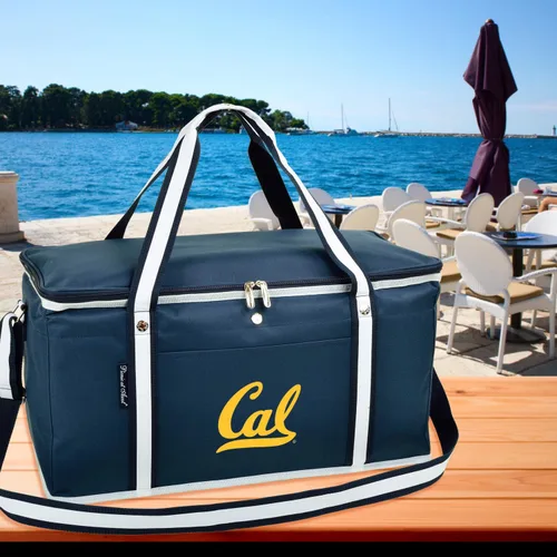 Miniatura 2 de California Berkeley - Hielera semirígida plegable a prueba de fugas con licencia de Golden Bears para 64 latas, diseñada y aprobada por calidad