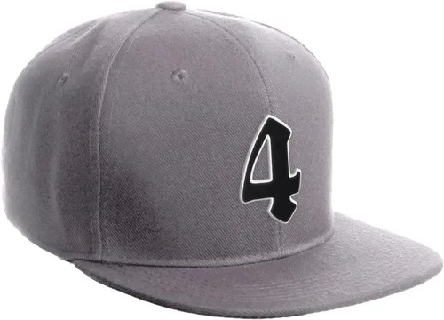 Miniatura 723 de Daxton Gorra clásica con visera de billete plano con letras del alfabeto inglés antiguo de la A a la Z