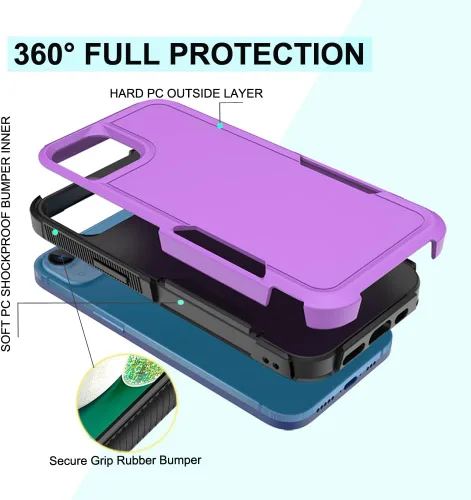 Miniatura 4 de Designed for iPhone 14 & Apple iPhone 13 Cases,Heavy-Duty Tough Rugged Lightweight Slim Shockproof Protective Men Women Phone Case Cover for iPhone