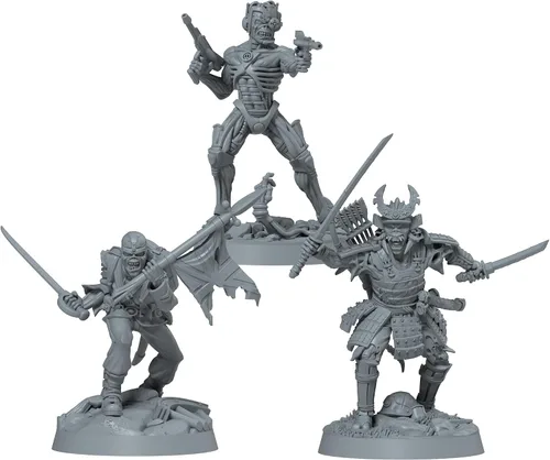 Miniatura 4 de Zombicide Iron Maiden - Paquete de personajes #1 - Miniaturas de Eddie y mejoras de juego. Juego de mesa de estrategia cooperativa, a partir de 14