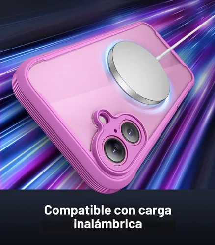 Miniatura 5 de Diaclara Funda diseñada para iPhone 16, mejorada [protección completa de la cámara], carcasa resistente de cuerpo completo con protector de pantalla
