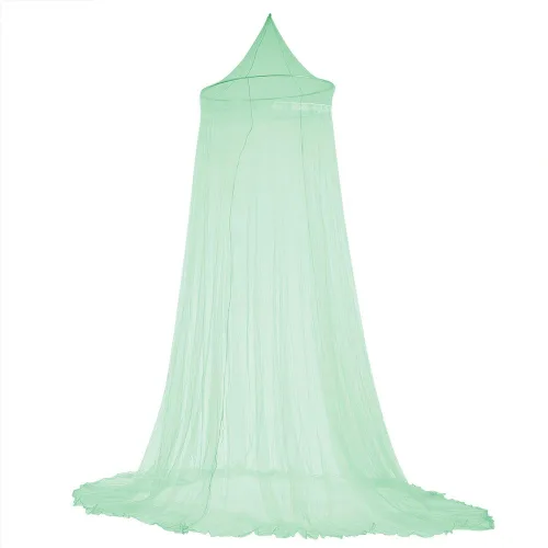 Miniatura 12 de Toldo de cama de mosquitero para niñas, cortinas de cama tamaño Queen desde el techo, decoración de cama para cuna, camas de niños y adultos, Azul