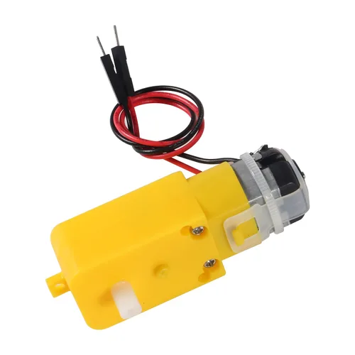 Miniatura 2 de Motor TT de engranaje eléctrico de CC de 6 piezas, motor de engranaje precableado DC 3V-6V, chasis de automóvil inteligente de doble eje