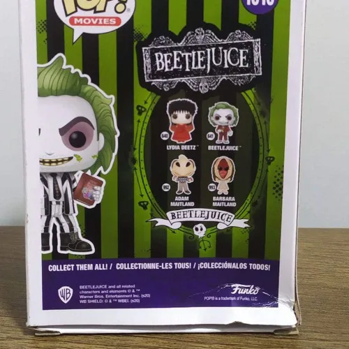 Miniatura 5 de Funko Películas POP! #1010 - Beetlejuice [Manual del GIT recientemente fallecido] NYCC 2020 Exclusivo compartido