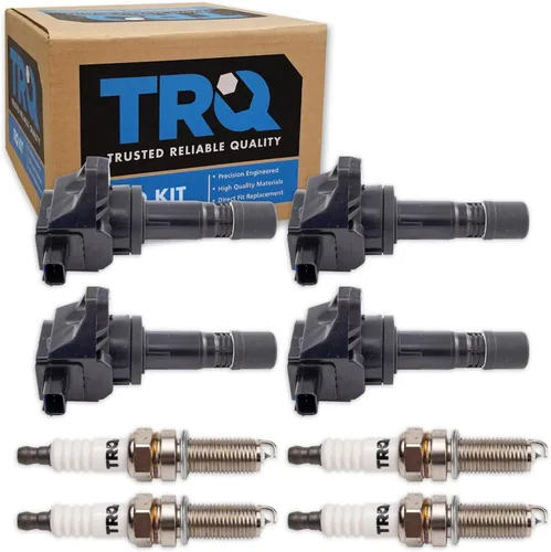 Miniatura 122 de Kit de Bobina de Encendido y Bujía TRQ 8 Piezas Bujías de Iridio Compatibles con Mercedes-Benz C250 2012-2015 y SLK250 2012-2015