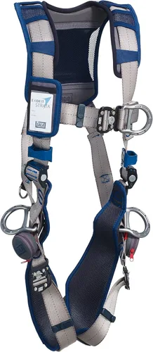 Miniatura 5 de 3M DBI-Sala Exofit STRATA Arnés de posicionamiento/escalada estilo chaleco 1112510, gris, azul, pequeño, 1 Ea