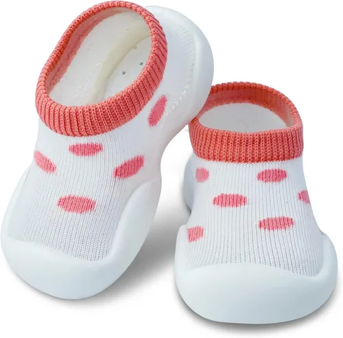 Baby Shoes Boys Girls First Walking Shoes Non Slip Soft Sole Sneakers Toddler Infant Babygirl Sock Shoes