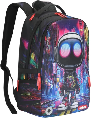 Miniatura 13 de Mochila Graffiti, mochila de diseñador para laptop para trabajo de 15.6 pulgadas, mochila resistente al agua para computadora, Anónimo, Grande