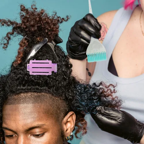 Miniatura 3 de Mikinona Juego de 45 pinzas y rodillos para el cabello, herramienta de volumen para mujeres, rizadores de permanentes, varillas y almohadillas