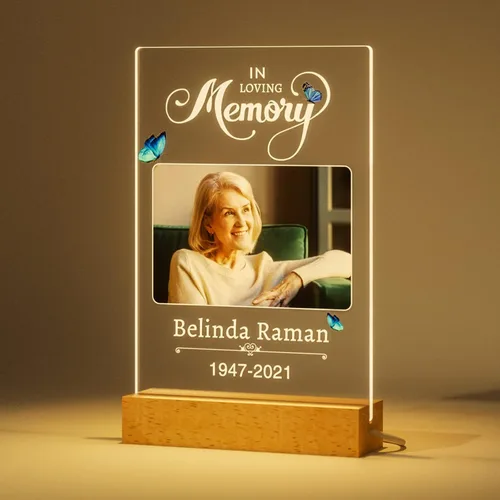 Miniatura 8 de Regalos conmemorativos personalizados, regalos de condolencias personalizados por la pérdida de mamá en memoria de un ser querido, marcos de fotos