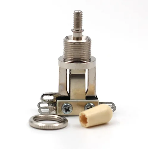 Miniatura 4 de Switchcraft - Interruptor de palanca de 3 vías con punta auténtica, palanca corta para guitarra eléctrica Les Paul (punta crema)