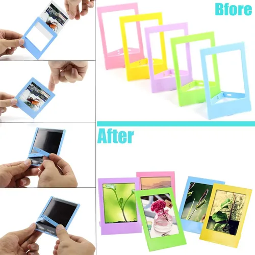 Miniatura 6 de BigTrend - Álbum de película de papel fotográfico de 2 x 3 pulgadas para cámara Fujifilm Instax Mini, Polaroid Snap, Z2300, cámaras instantáneas