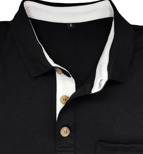 Miniatura 4 de Uposiut Mens Polo Shirts Long/Short Sleeve Mens Shirts Casual Stylish Cotton True Classic Basic Tee Shirts