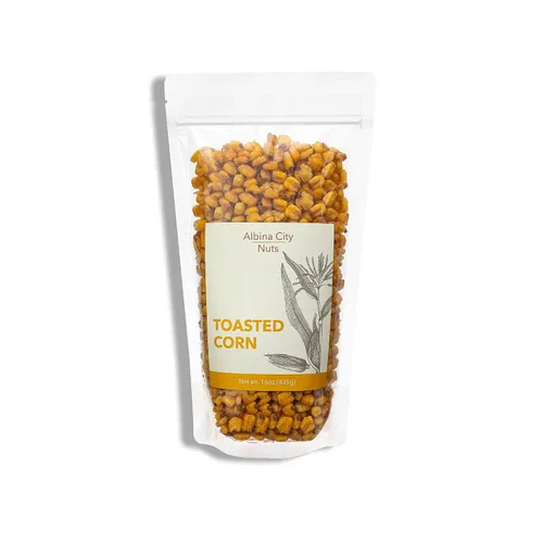 Miniatura 8 de Albina City Nuts Maíz tostado picante, extremadamente picante y sabroso, con un suave crujido hecho de ingredientes no transgénicos libres