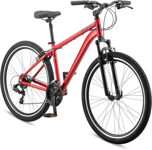 Miniatura 14 de Schwinn Network 1 Bicicleta híbrida, Bicicleta de 700c para hombres y mujeres, Bicicleta híbrida de 21 velocidades, marco de aluminio, horquilla