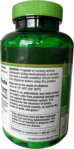 Miniatura 3 de Vitamina C con Rose HIPS 1000 mg, 200 tabletas de Finest Nutrition