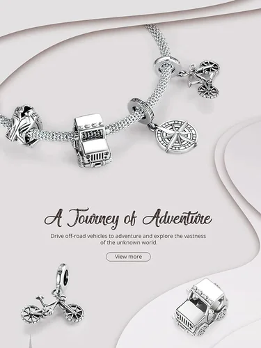 Miniatura 5 de BISAER Dijes de plata de ley 925 para pulseras de gato, taza de café, rosa, cuentas de animales, joyería de regalo para mujeres, Plata esterlina