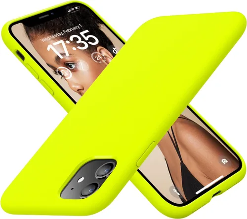 Miniatura 15 de Funda compatible con iPhone 11, silicona [forro de microfibra suave antiarañazos] [delgada a prueba de golpes] Funda mejorada para teléfono 11