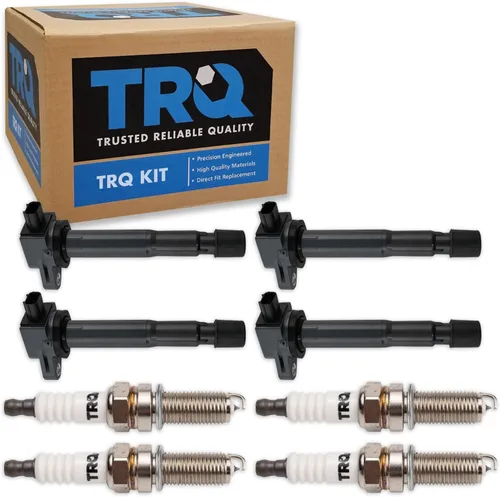 Miniatura 91 de Kit de Bobina de Encendido y Bujía TRQ 8 Piezas Bujías de Iridio Compatibles con Mercedes-Benz C250 2012-2015 y SLK250 2012-2015