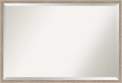 Miniatura 32 de Amanti Art Espejo de pared, espejo de marco de madera blanca lavada para decoración de pared o uso como espejo de baño para sobre el fregadero