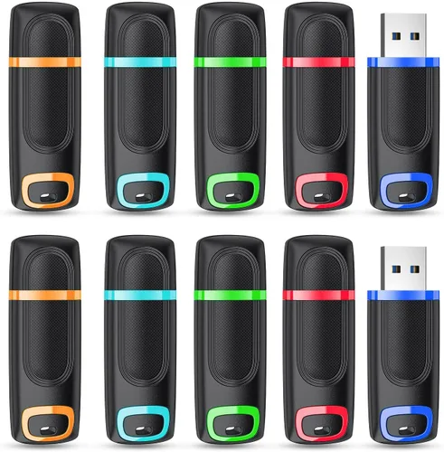 Miniatura 10 de RAOYI 10 PIEZAS 8GB USB 2.0 Unidad Flash Unidad de Pulgar Memoria Stick Unidad de Salto Unidad Zip para Almacenamiento de Datos y Copia de Seguridad