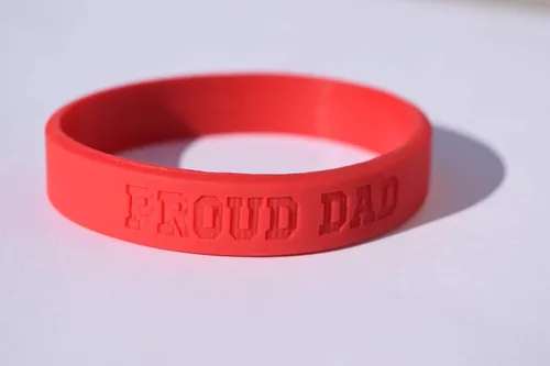 Miniatura 3 de Reminderband - Pulsera clásica de silicona 100% personalizada – Pulsera de goma de silicona personalizada – Personalizable, eventos, regalos, apoyo