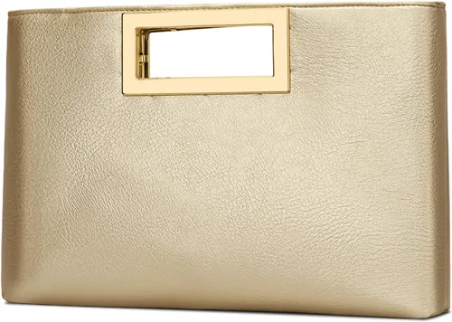 Miniatura 2 de Bolso de mano KKXIU para mujer, de cuero vegano, bolso formal de noche para eventos, para bodas, fiestas de graduación, de novia