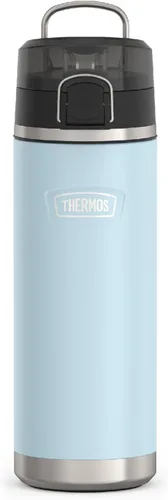 Miniatura 12 de THERMOS ICON SERIES, botella de agua de acero inoxidable con boquilla, 24 onzas, color verde alpino, botella de agua aislada al vacío con tapa
