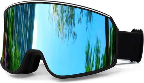 Miniatura 12 de SPOSUNE Gafas de esquí sobre gafas con doble lente Gafas de nieve antivaho anti-UV para hombres, mujeres, jóvenes, esquí, motos de nieve Lente