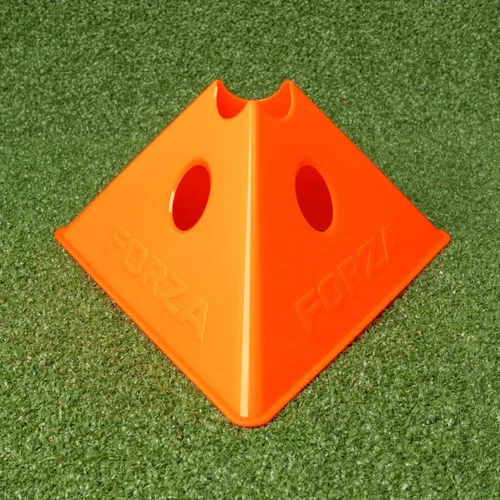 Miniatura 2 de FORZA Jumbo Triangle SuperCones Conos de entrenamiento de fútbol profesional con diseño triangular, ideales para ejercicios de velocidad, agilidad