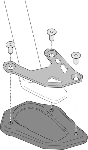 Miniatura 6 de Modeer For1290 Super Adventure 2014-2016 1290 Super Adventure R 2016-2024 1290 Super Adventure S/T 2016-2020 Soporte lateral para motocicleta